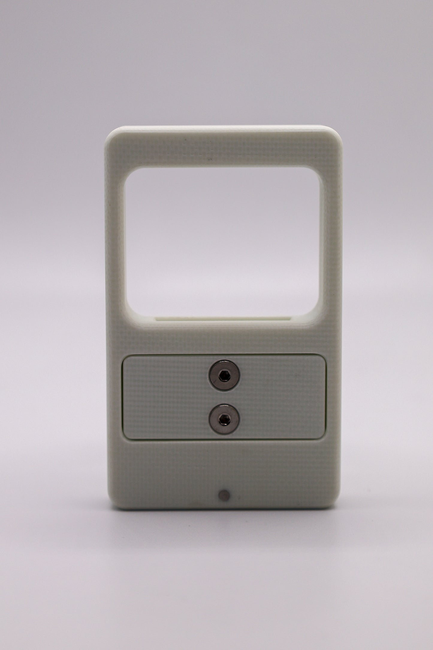 White G10 Clicktendo Slim with Brass Frag Buttons