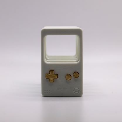 White G10 Clicktendo Slim with Brass Frag Buttons