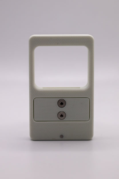 White G10 Clicktendo Slim with Brass Frag Buttons